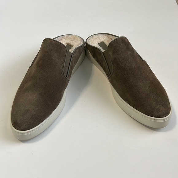 Vince Garvey 2 suede slide on mules - Picture 3 of 13
